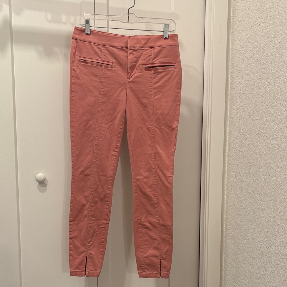 LOFT Pink Ankle Cropped Pants